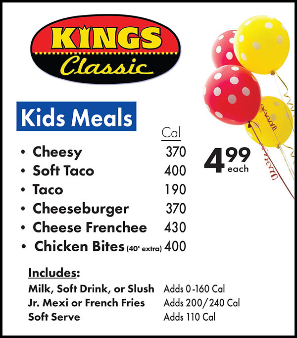 Amigos / Kings Classic Menu - Lincoln NE