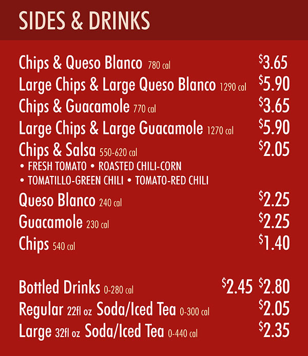 Chipotle Mexican Grill Menu Downtown Lincoln Order Online